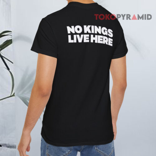 Maxwell Frost No Kings Live Here Black T shirt