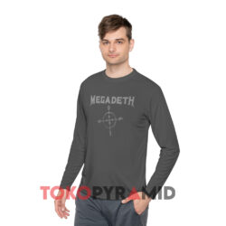Megadeth Band Shirt Thrash Heavy Metal 4 Megadeth Band Thrash Heavy Metal Dark Grey Long sleeved