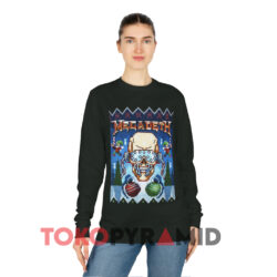 Megadeth Christmas Sweatshirt 4 Megadeth Christmas Black Long sleeved
