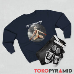 Meghustah Meshuggah x Me Gusta Meme Obzen Rock T-shirt 4 Meghustah Meshuggah X Me Gusta Meme Rock Navy Long Sleeves