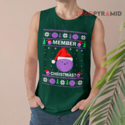 Member Christmas Funny Berry Meme Ugly Christmas Tank Top