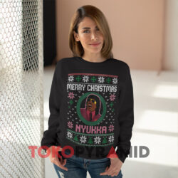 Merry Christmas Nukka Sweatshirt 3 Merry Christmas Nukka Black Sweatshirt