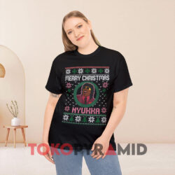 Merry Christmas Nukka Black T shirt