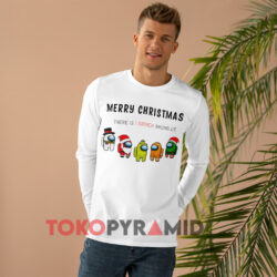 Merry Christmas There Is 1 Grinch Among Us Hoodie 4 Merry Christmas There Is 1 Grinch Among Us White Long sleeved