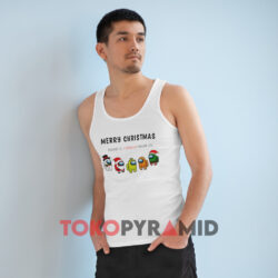 Merry Christmas There Is 1 Grinch Among Us Hoodie 2 Merry Christmas There Is 1 Grinch Among Us White Tank Top
