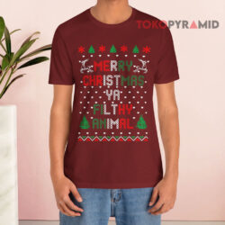 Merry Christmas Ya Filthy Animal T shirt