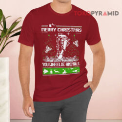 Merry Christmas You Wheelie Animals Sweatshirt 2 Merry Christmas You Wheelie Animals T shirt