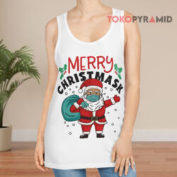 Merry Christmask Santa Sweatshirt 3 Merry Christmask Santa Tank Top