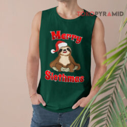 Merry Slothmas Sweatshirt 3 Merry Slothmas Tank Top
