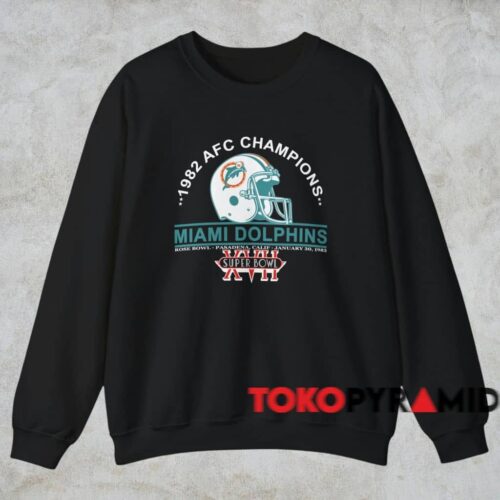 Miami Dolphins 1992 Afc Champions Shirt Black Sweatshirt Miami Dolphins 1992 Afc Champions Shirt Black Sweatshirt