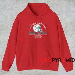 Miami Dolphins 1992 AFC Champions Shirt 2 Miami Dolphins 1992 Afc Champions Shirt Red Hoodie