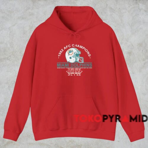 Miami Dolphins 1992 Afc Champions Shirt Red Hoodie Miami Dolphins 1992 Afc Champions Shirt Red Hoodie
