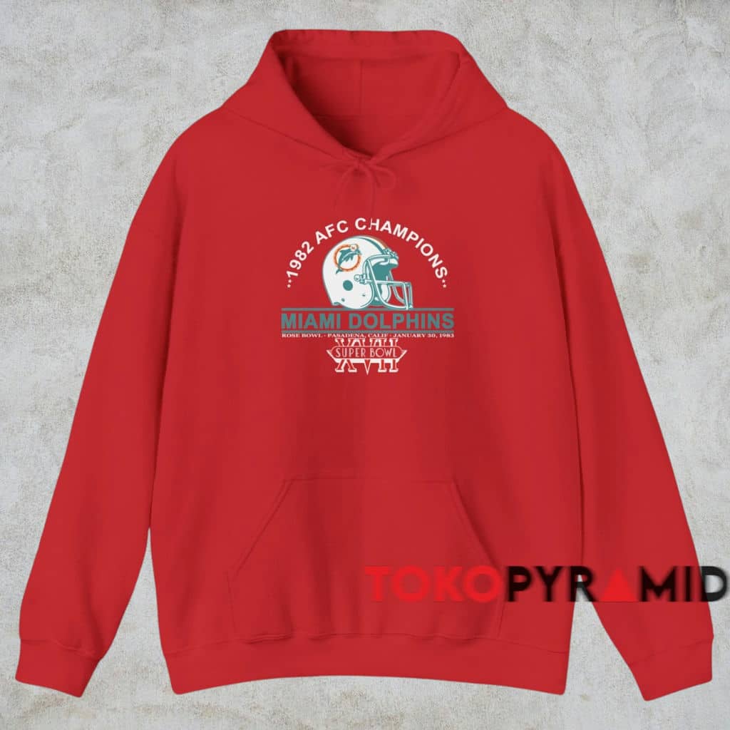 Miami Dolphins 1992 Afc Champions Shirt Red Hoodie Miami Dolphins 1992 Afc Champions Shirt Red Hoodie