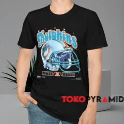 Miami Dolphins 1993 Eastern Division Helmet Shirt Black T shirt