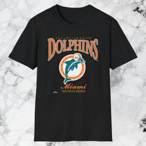 Miami Dolphins Miami Florida Shirt Black T shirt