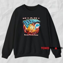 Miami Dolphins National Football League Shirt Black Sweatshirt
