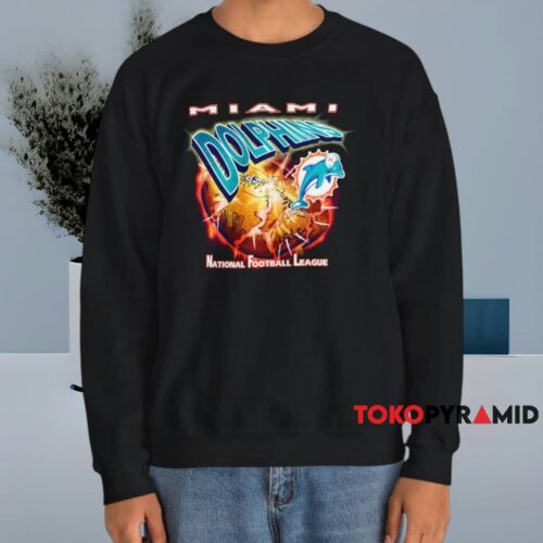 Miami Dolphins National Football League Shirt Black Sweatshirt