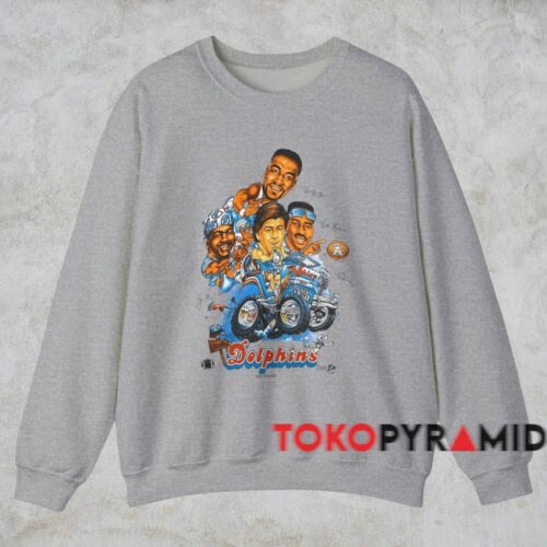 Miami Dolphins Nfl Caricature Shirt Grey Sweatshirt