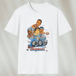 Miami Dolphins Nfl Caricature Shirt White T shirt