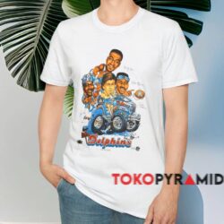 Miami Dolphins Nfl Caricature Shirt White T shirt