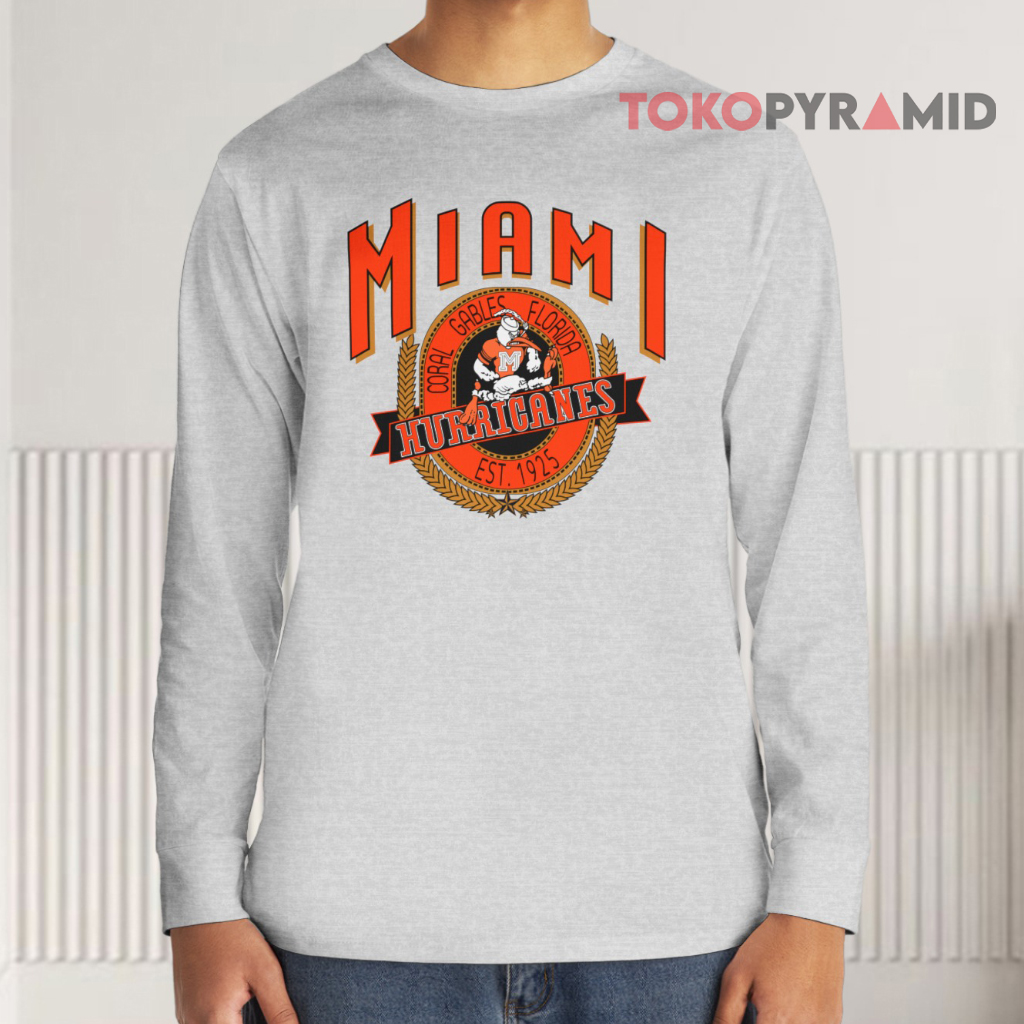 Miami University Hurricanes College Long sleeved Miami University Hurricanes College Long sleeved