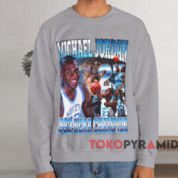 Michael Jordan 1982 NCAA Champion T-shirt 3 Michael Jordan 1982 Ncaa Champion T shirt Grey Sweatshirt