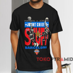 Michael Jordan And Scottie Pippen Joint Chiefs T shirt Black T shirt