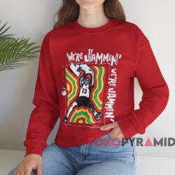 Michael Jordan Bob Marley We're Jamming T-shirt 4 Michael Jordan Bob Marley We're Jamming T shirt Red Sweatshirt