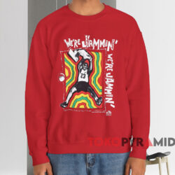 Michael Jordan Bob Marley We're Jamming T-shirt 3 Michael Jordan Bob Marley We're Jamming T shirt Red Sweatshirt