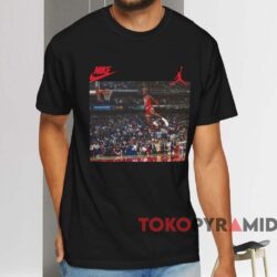 Michael Jordan Dunk Contest T shirt Black T shirt