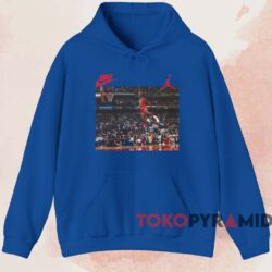 Michael Jordan Dunk Contest T-shirt 2 Michael Jordan Dunk Contest T shirt Blue Hoodie