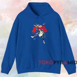 Michael Jordan Frequency Jamming T-shirt 2 Michael Jordan Frequency Jamming T shirt Blue Hoodie