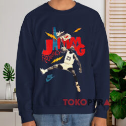 Michael Jordan Frequency Jamming T-shirt 3 Michael Jordan Frequency Jamming T shirt Navy Sweatshirt