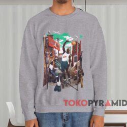Michael Jordan Hoop Heroes T-shirt 4 Michael Jordan Hoop Heroes T shirt Grey Sweatshirt