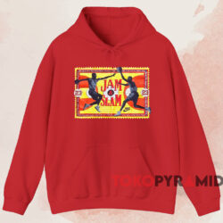 Michael Jordan Jam & Slam T-Shirt 2 Michael Jordan Jam & Slam T shirt Red Hoodie