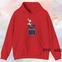 Michael Jordan Space Jam Ham Dunk T-shirt 2 Michael Jordan Space Jam Ham Dunk T shirt Red Hoodie