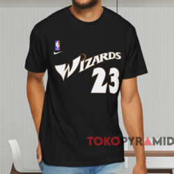 Michael Jordan Washington Wizards T shirt Black T shirt