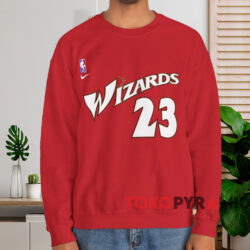 Michael Jordan Washington Wizards T-shirt 3 Michael Jordan Washington Wizards T shirt Red Sweatshirt