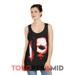 Michael Myers Halloween Black Tank Top