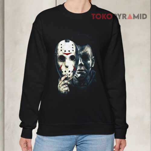 Michael With Jason Mask Sweatshirt Michael With Jason Mask Sweatshirt