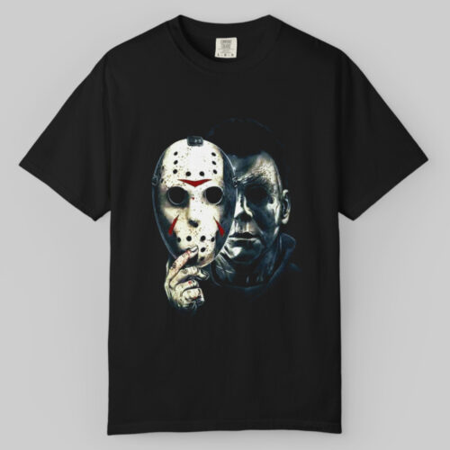 Michael With Jason Mask T shirt Michael With Jason Mask T shirt