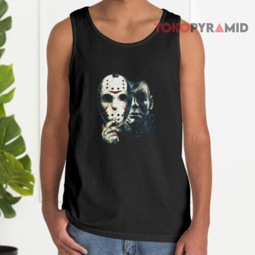 Michael With Jason Mask Tank Top Michael With Jason Mask Tank Top