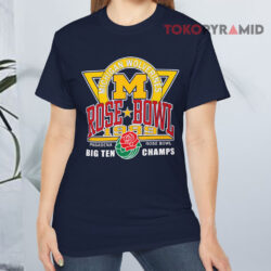 Michigan 1989 Rose Bowl Champs Navy T shirt