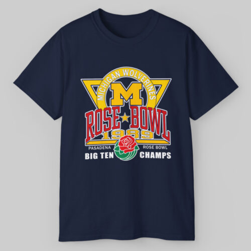 Michigan 1989 Rose Bowl Champs T shirt