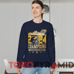Michigan 2024 National Champions Shirt 2 Michigan 2024 National Champions Shirt Navy Sweatshirt