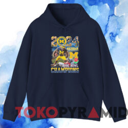 Michigan Beat Alabama 2024 Rose Bowl Champions T-Shirt 3 Michigan Beat Alabama 2024 Rose Bowl Champions T shirt Navy Hoodie
