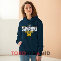 Michigan Big Ten Championship Shirt Michigan Wolverines Blue 84 2023 Navy Hoodie