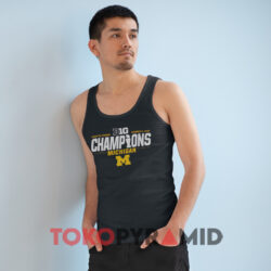 Big Ten Championship Michigan Wolverines Blue 84 2023 Shirt 4 Michigan Big Ten Championship Shirt Michigan Wolverines Blue 84 2023 Navy Tank Top