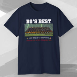 Michigan Bo's Best Big 10 Rose Bowl Champions T shirt