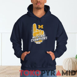 Michigan National Champions 2023 Shirt Pointing Hand 2 Michigan National Champions 2023 Shirt Pointing Hand Hoodie